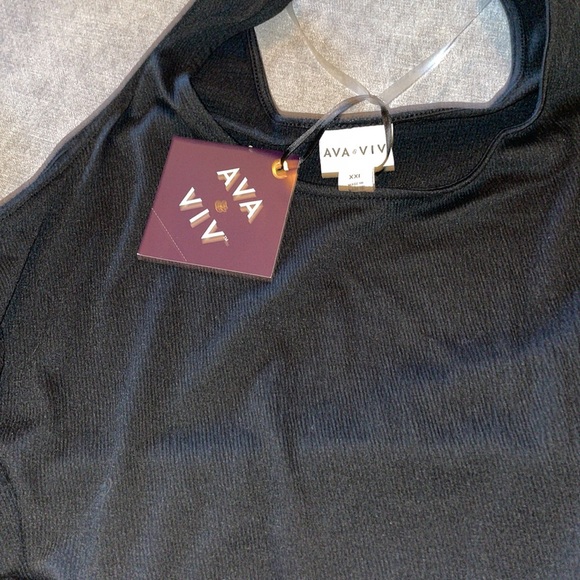 Ava & Viv Babydoll Empire Waist Dress - Picture 4 of 4